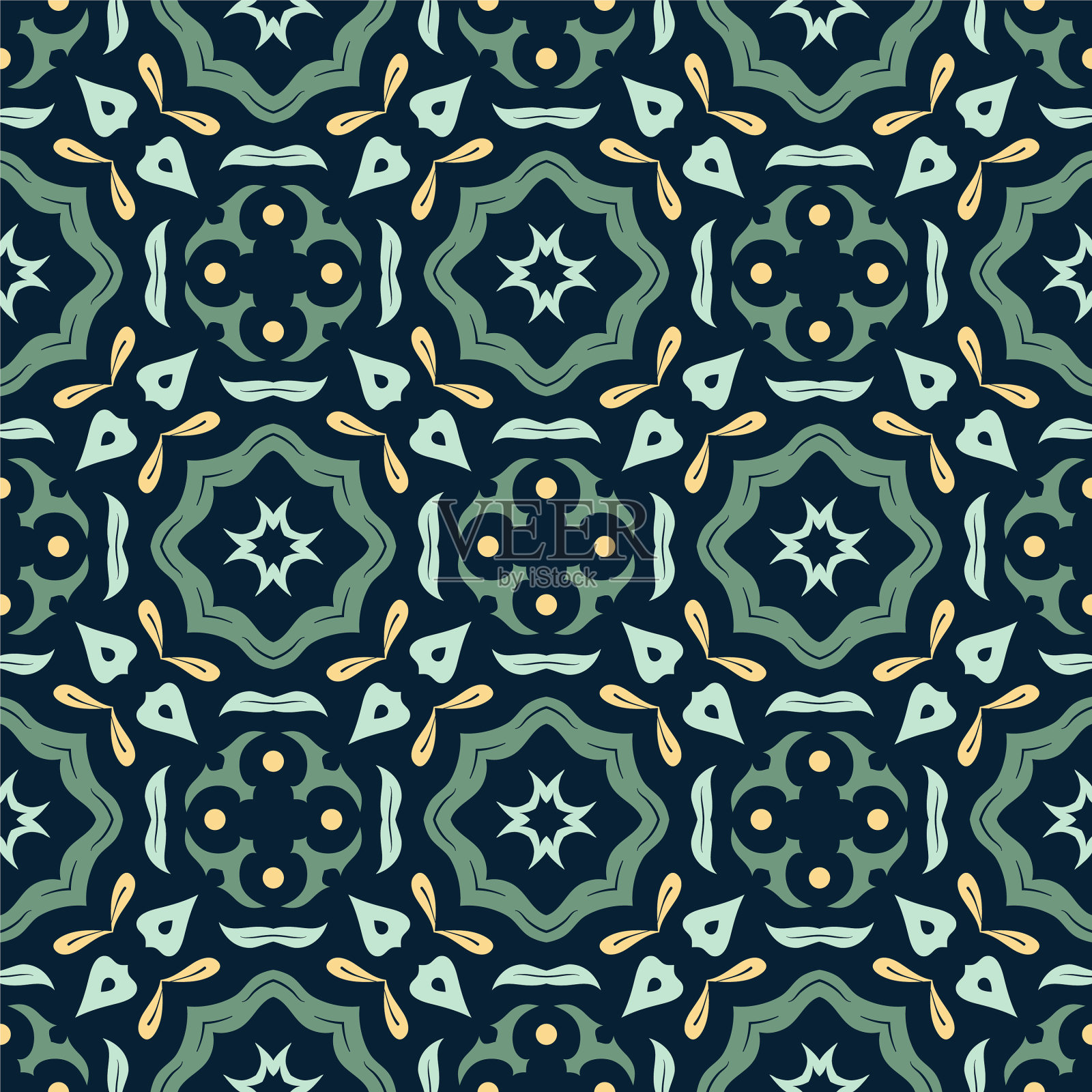 图案装饰背景无缝豪华插画图片素材