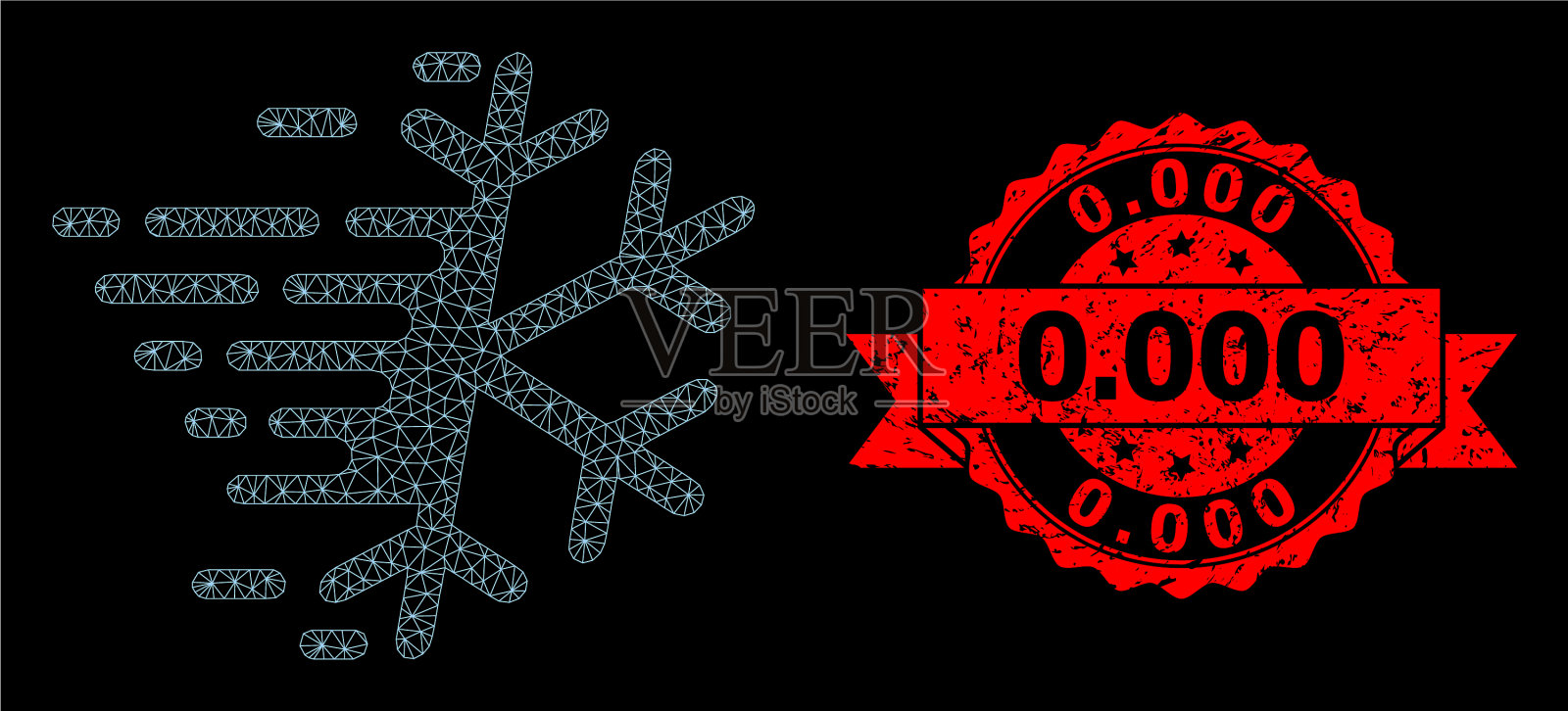 纹理0000邮票和网网霜插画图片素材