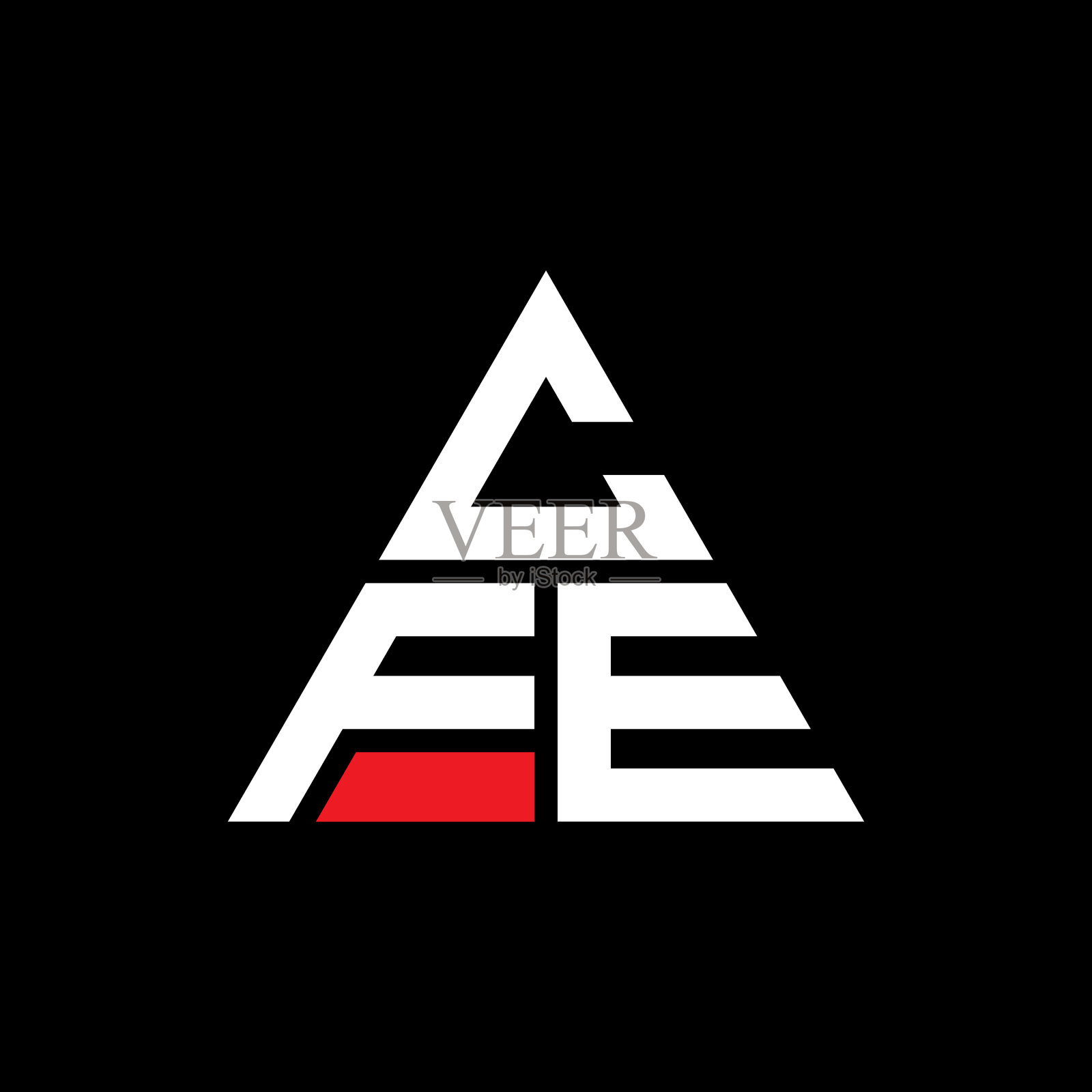 商标设计采用三角形三角形字母插画图片素材