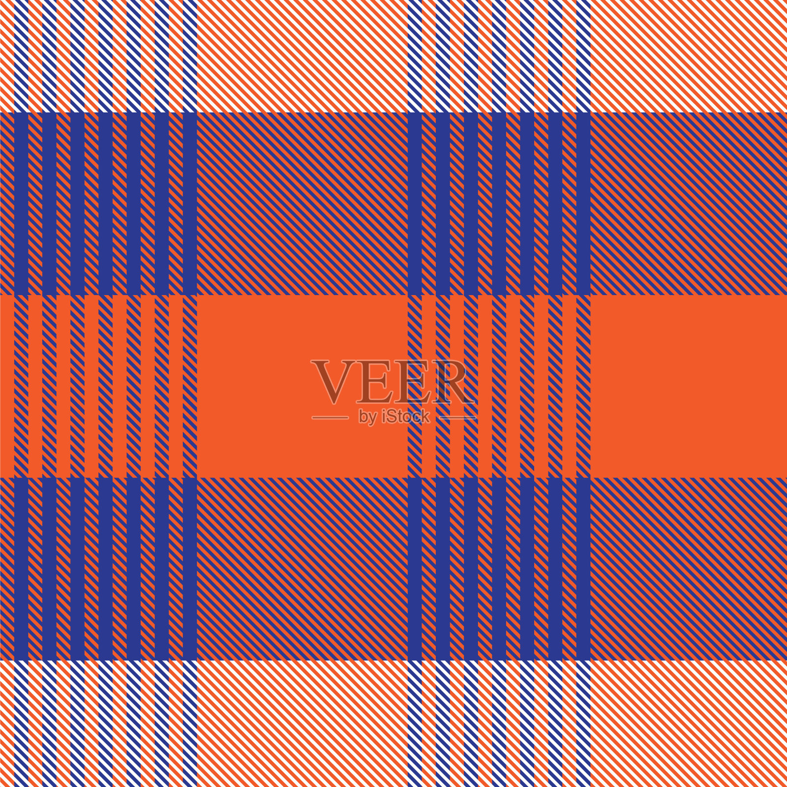 不对称格纹无缝图案插画图片素材