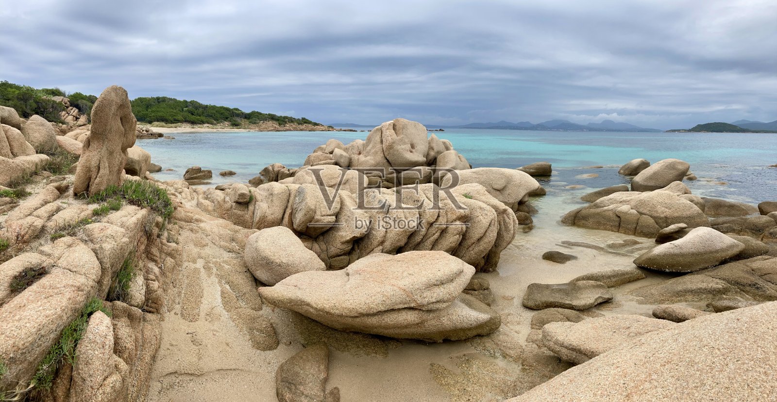 意大利-撒丁岛- capriccioli照片摄影图片