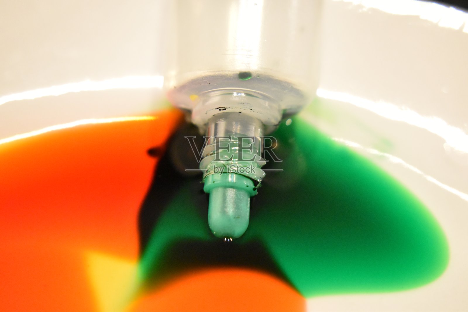 食品着色瓶的特写照片摄影图片