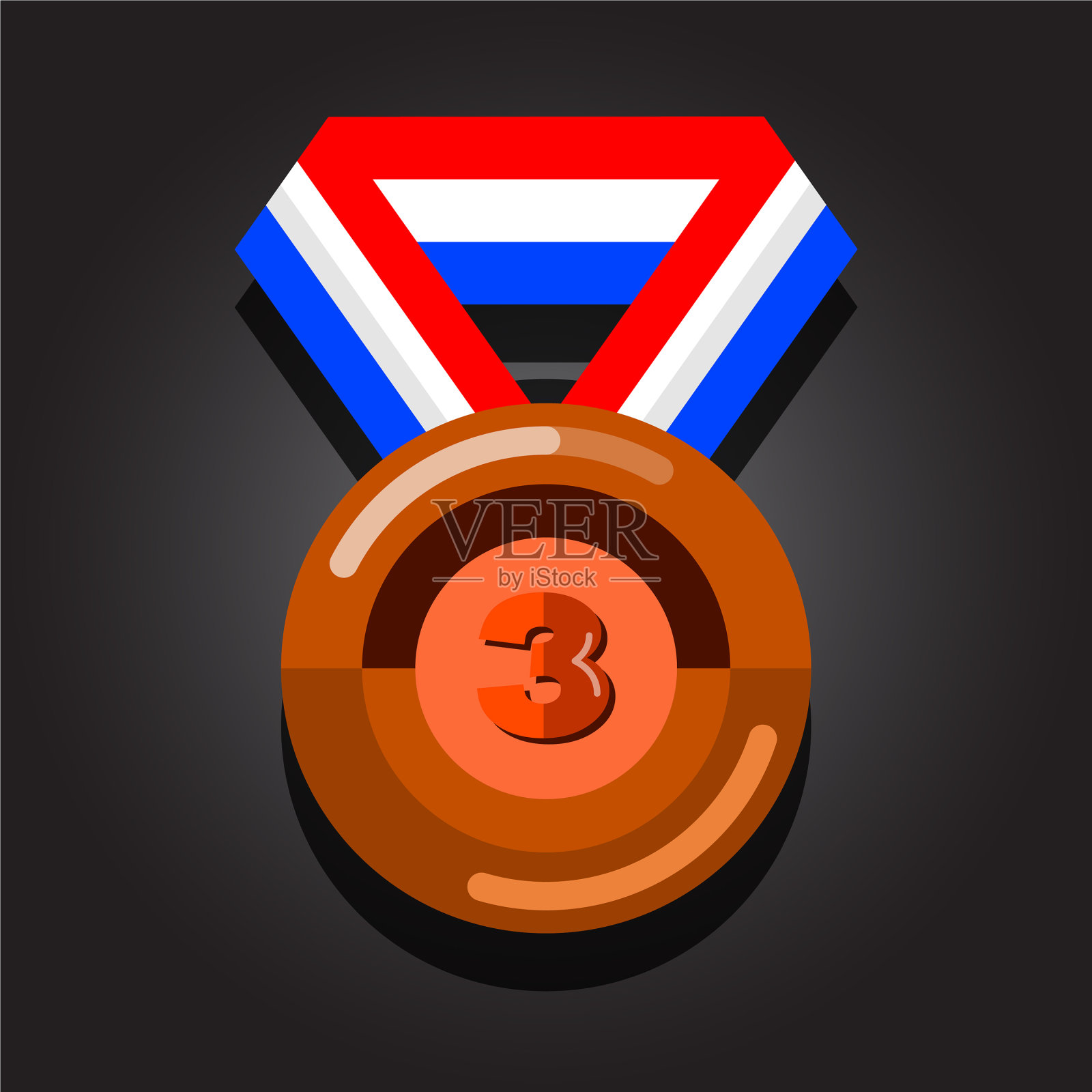 铜牌-平面设计插画图片素材