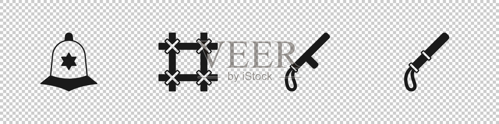 设置英国警察头盔监狱窗口警察图标素材