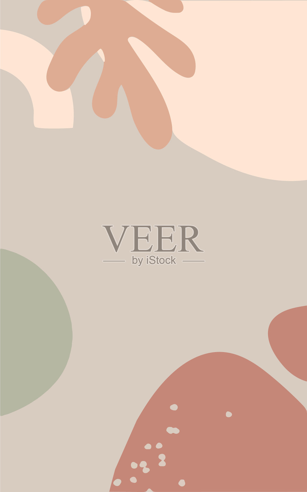 现代花卉抽象灵感艺术时尚插画图片素材