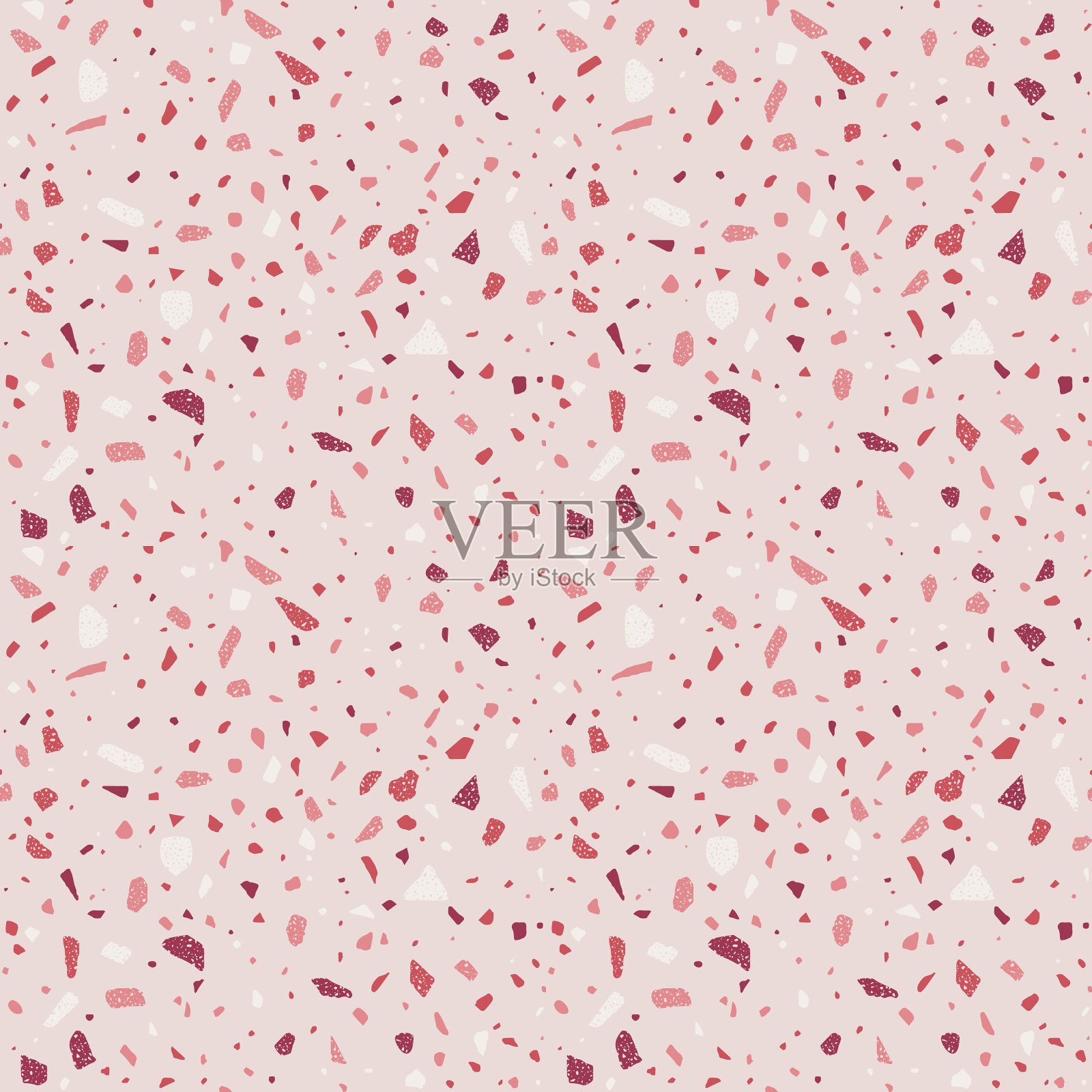 水磨石质地的经典意大利地板沉稳插画图片素材