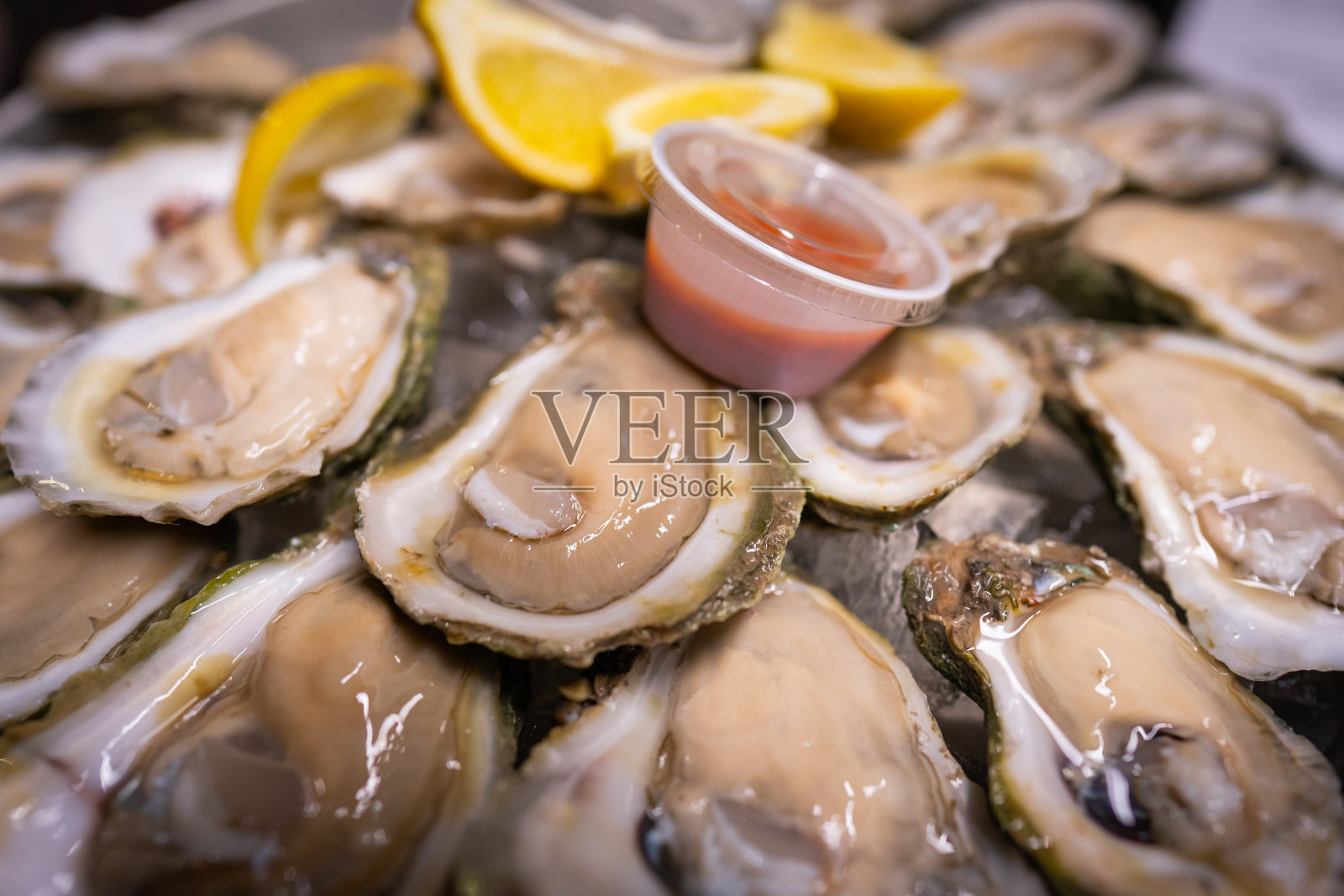 牡蛎盘照片摄影图片