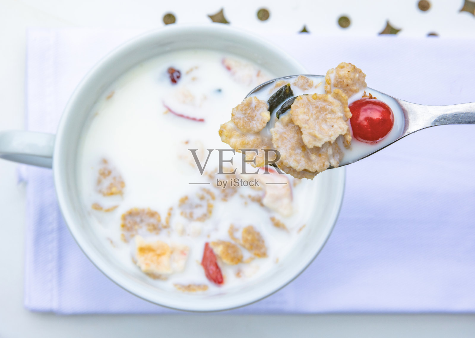 丰盛的早餐照片摄影图片