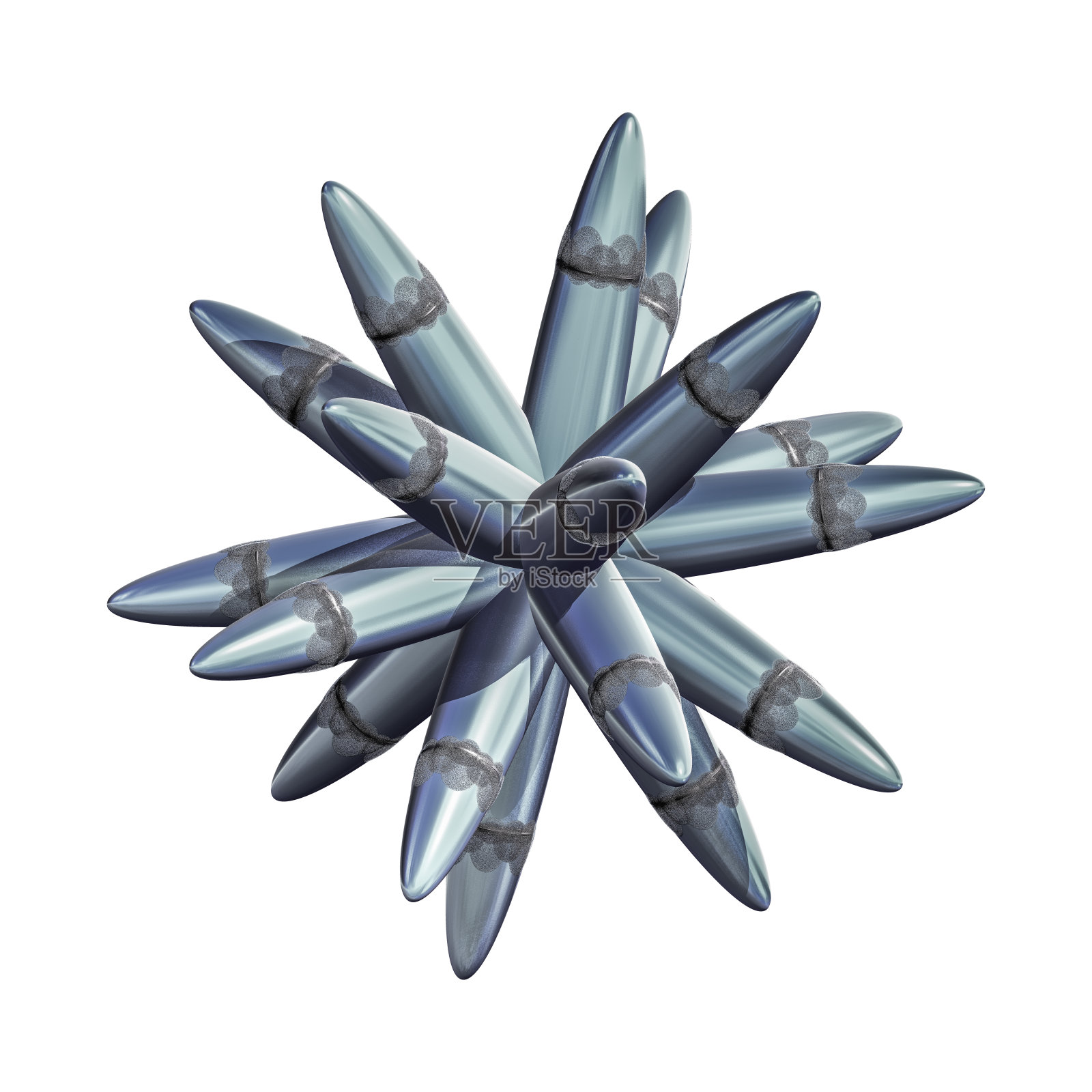 抽象雕塑金属色调的对象三维形式照片摄影图片