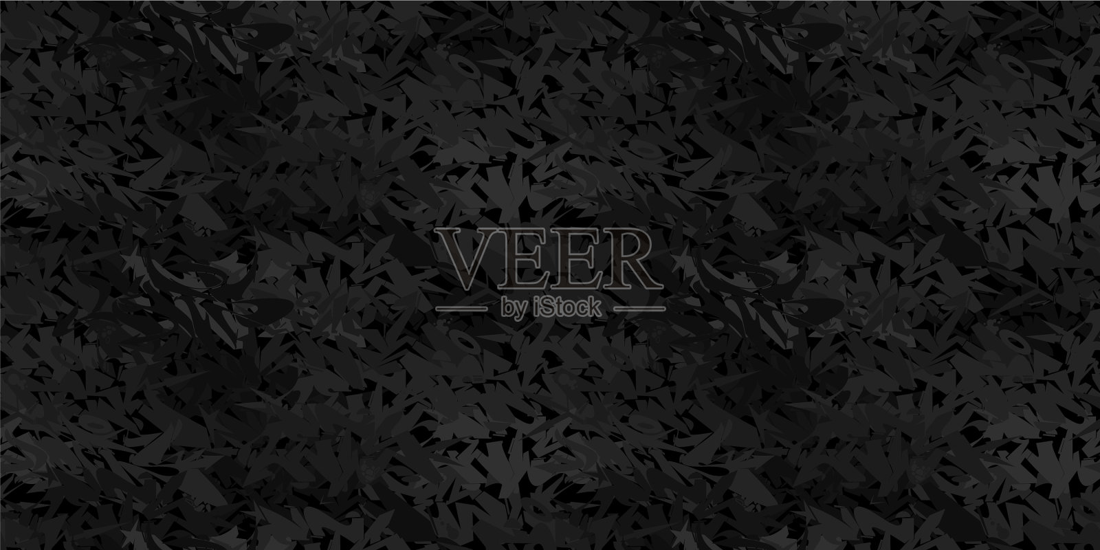 深黑色无缝抽象嘻哈街头艺术插画图片素材