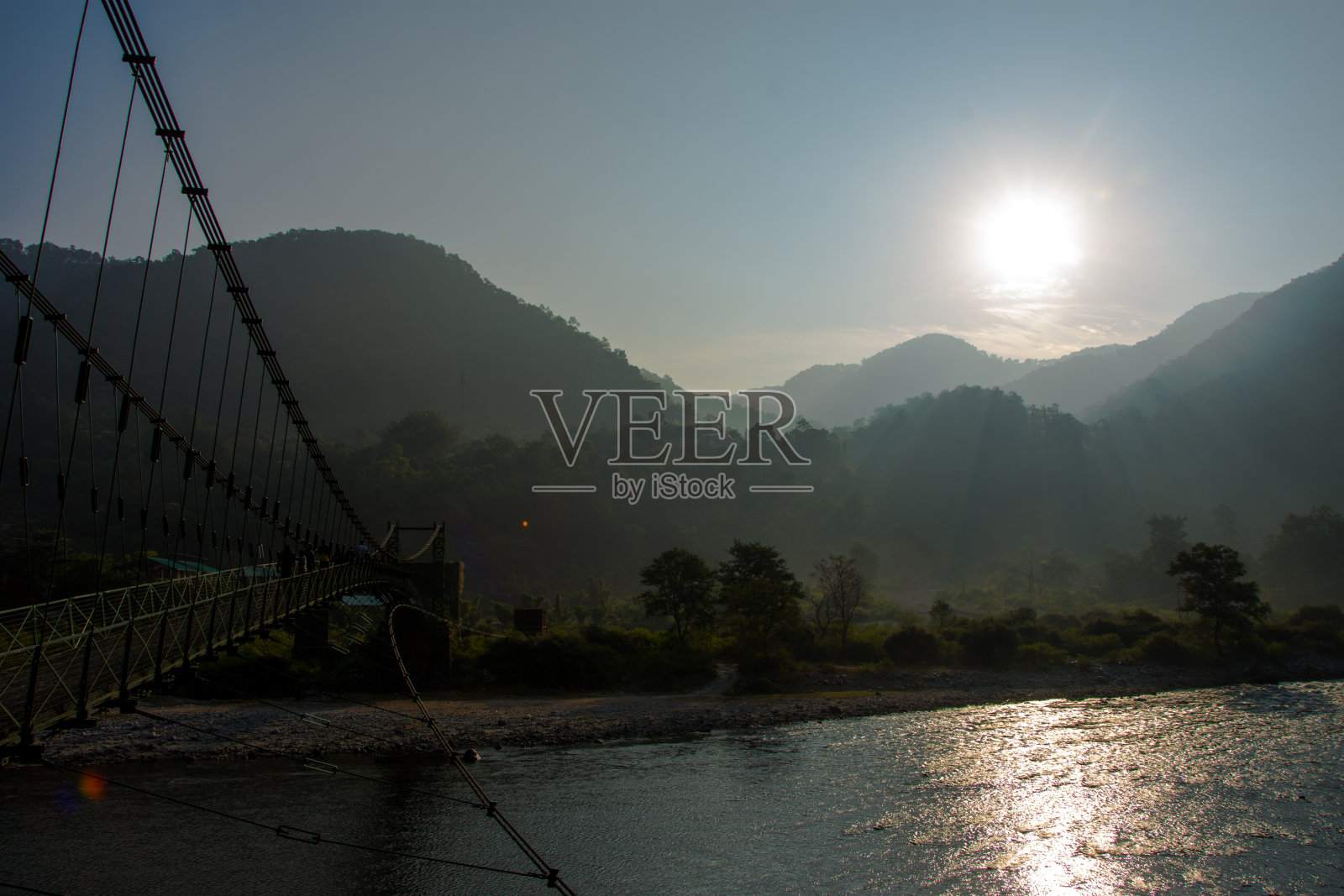 桥山河三角在吉姆科比特森林照片摄影图片