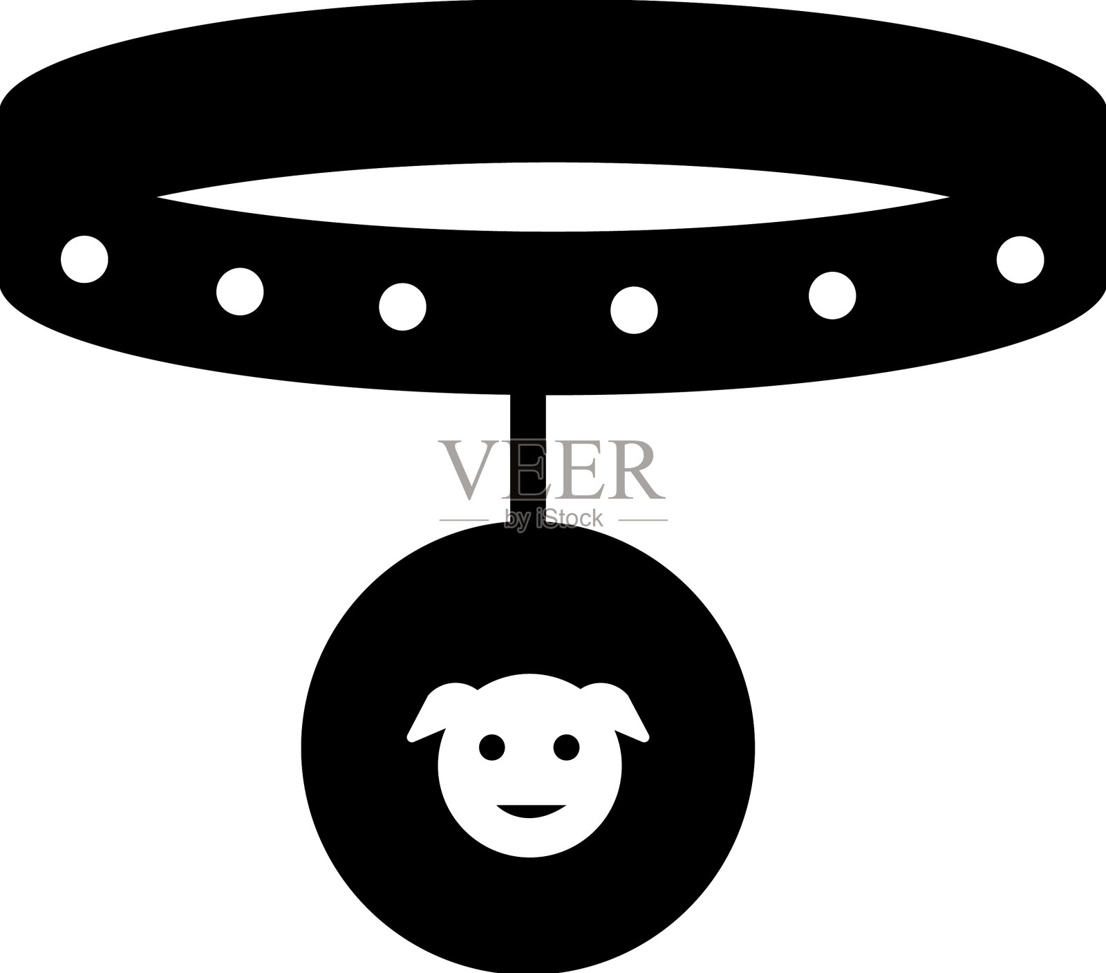 狗项圈设计元素图片