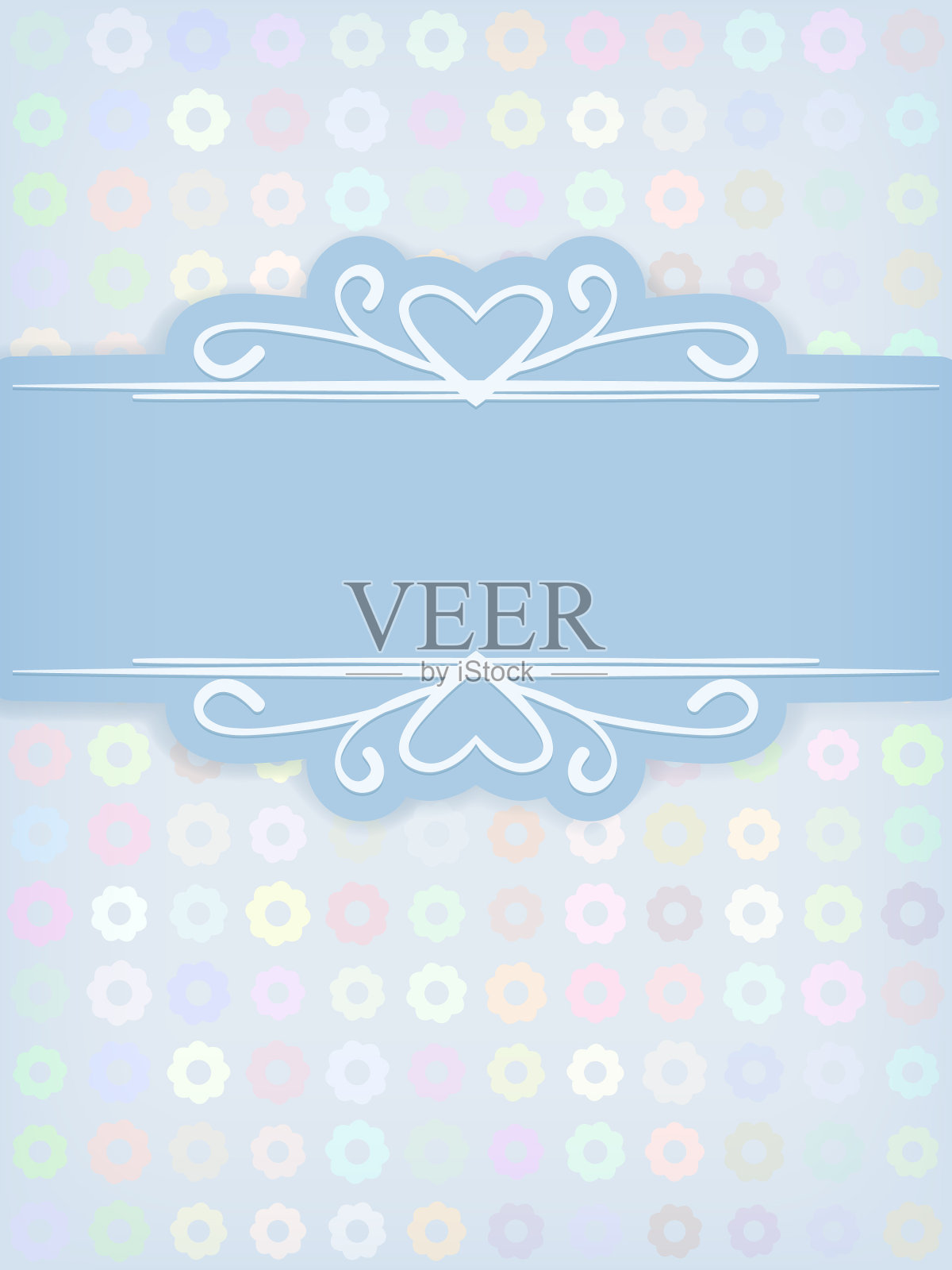 贺卡或邀请模板插画图片素材