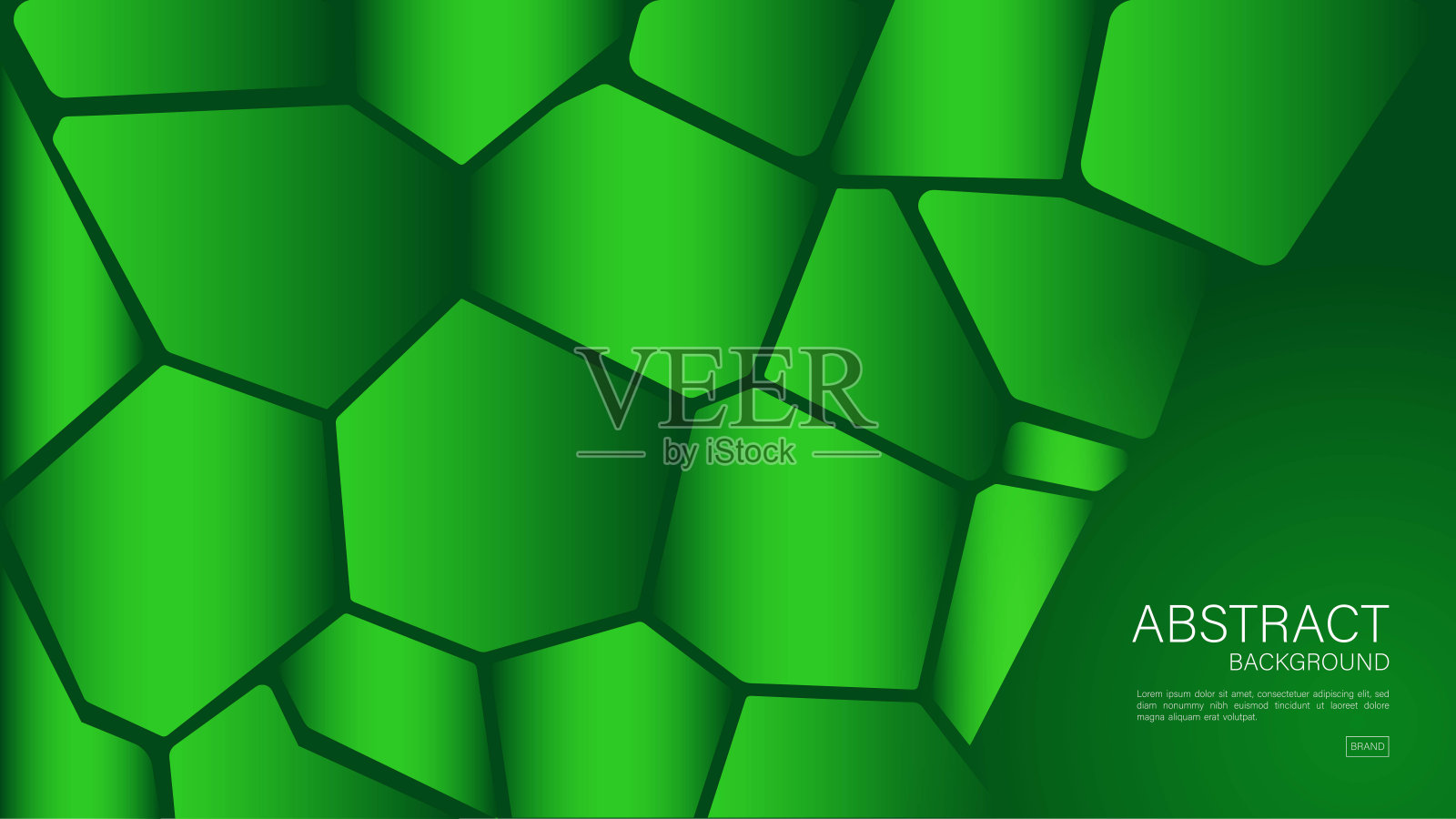 绿色多边形抽象背景，多边形矢量，最小纹理，网页背景，绿色封面设计，传单模板，横幅，书封面，墙壁装饰，墙纸，几何背景设计插画图片素材