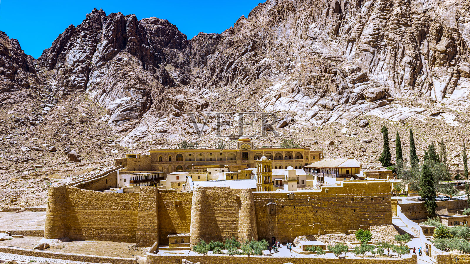 埃及西奈的圣凯瑟琳修道院照片摄影图片