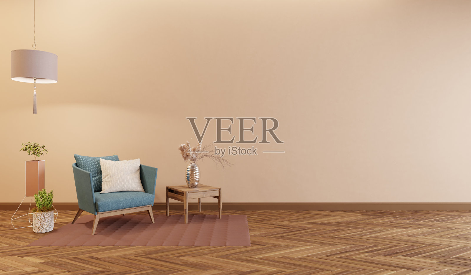 极简主义现代客厅室内背景照片摄影图片