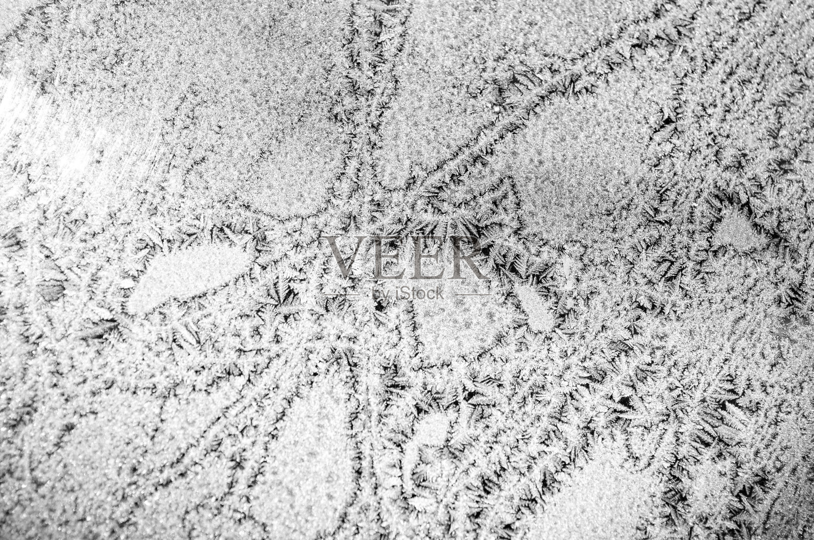 雪和霜纹理背景。照片摄影图片