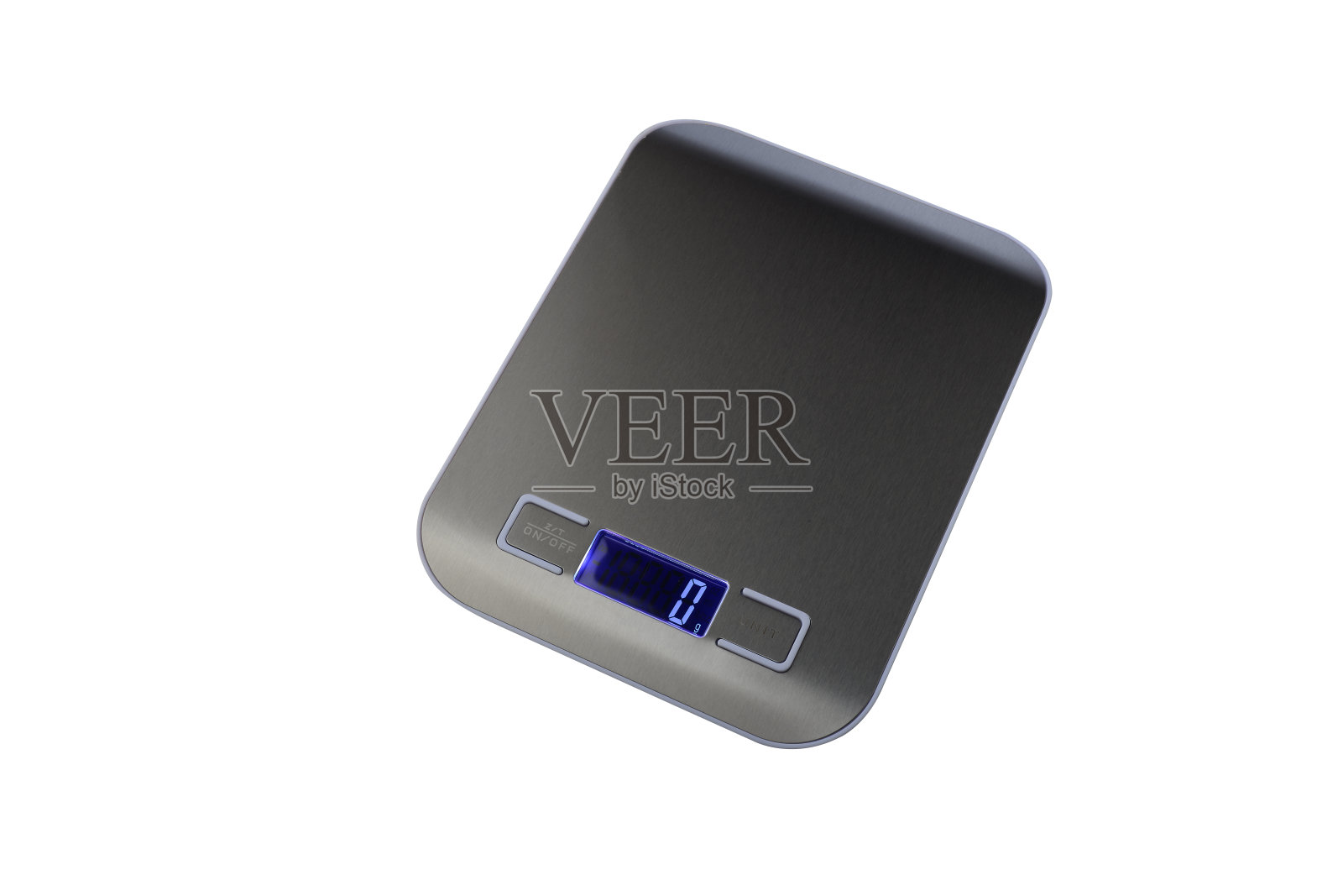 数字厨房秤孤立在一个白色照片摄影图片