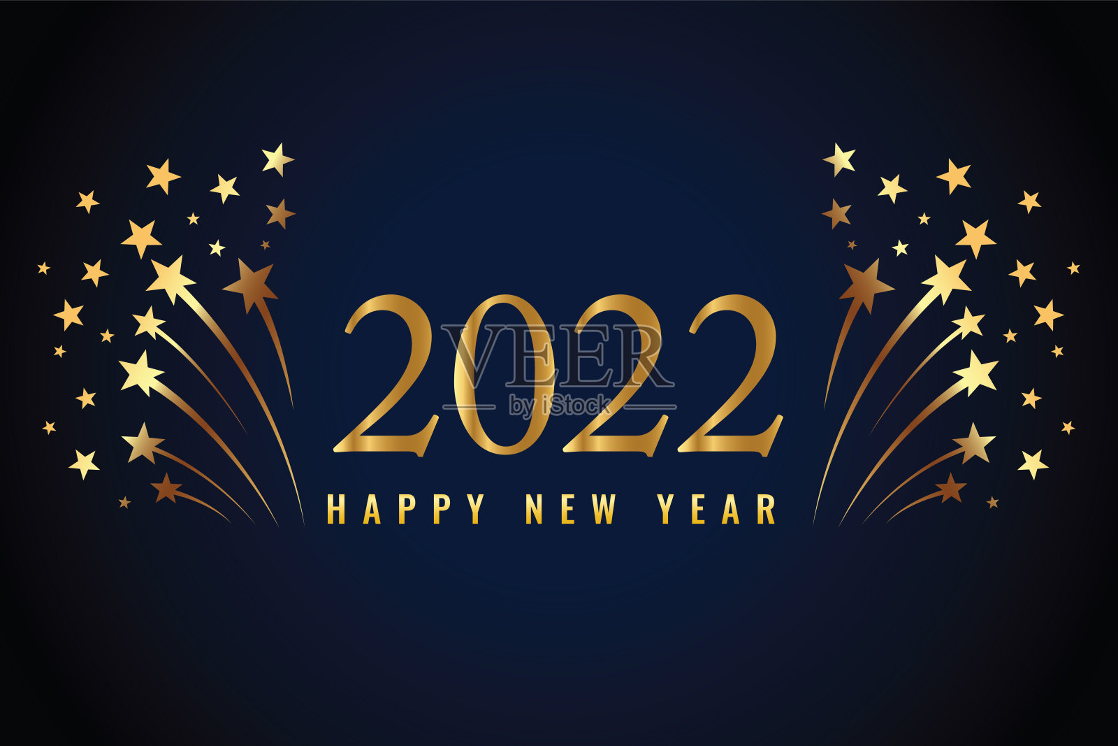 2022年新年快乐横幅、海报或抽象矢量背景插画图片素材