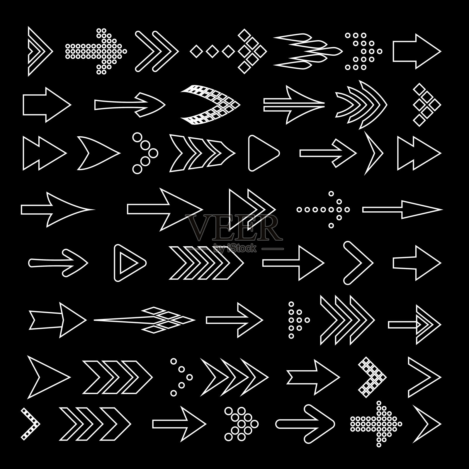 箭头集设计元素图片