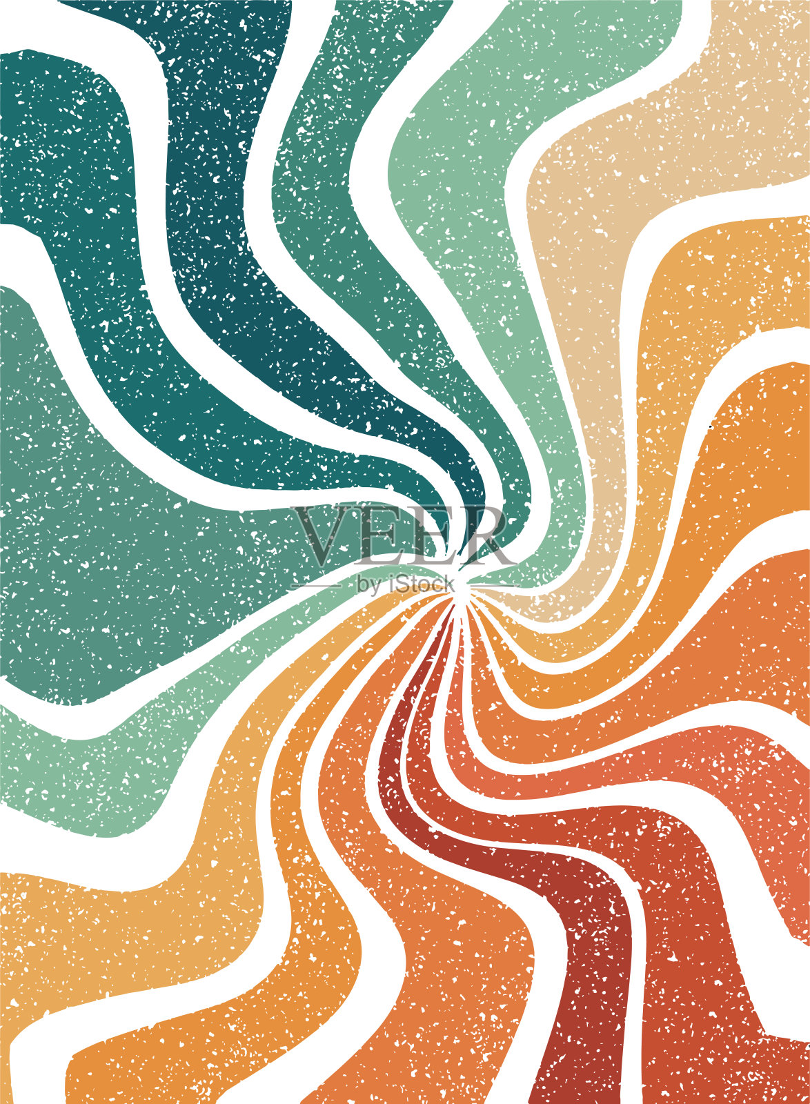 Groovy背景，壁纸设计插画图片素材