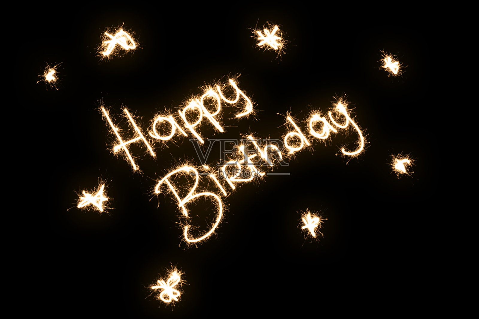 用亮晶晶的字母写生日快乐照片摄影图片