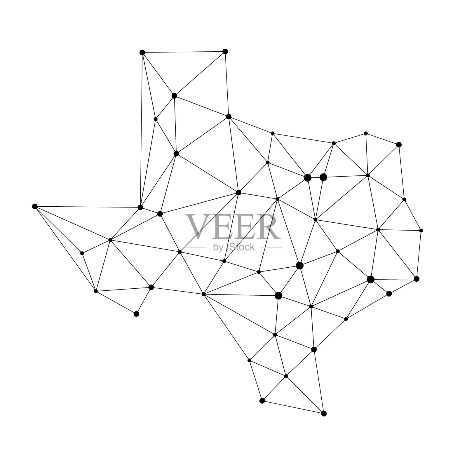 德州点图插画图片素材