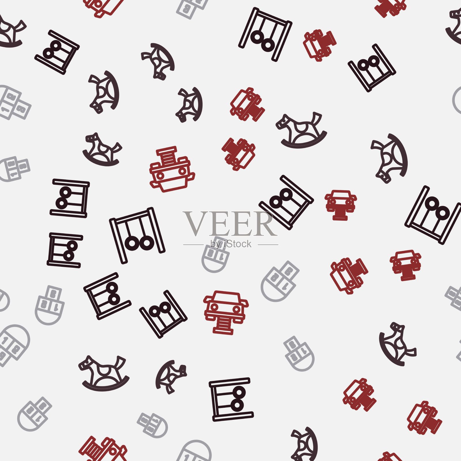 套线体操吊环，马鞍秋千图标素材