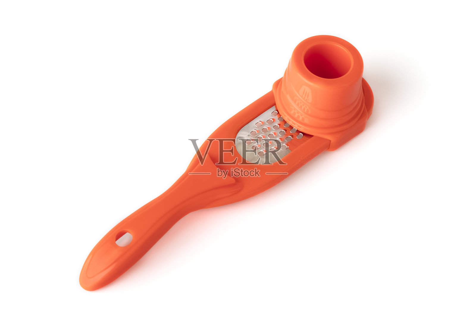 橙色的蒜末在白色的背景照片摄影图片