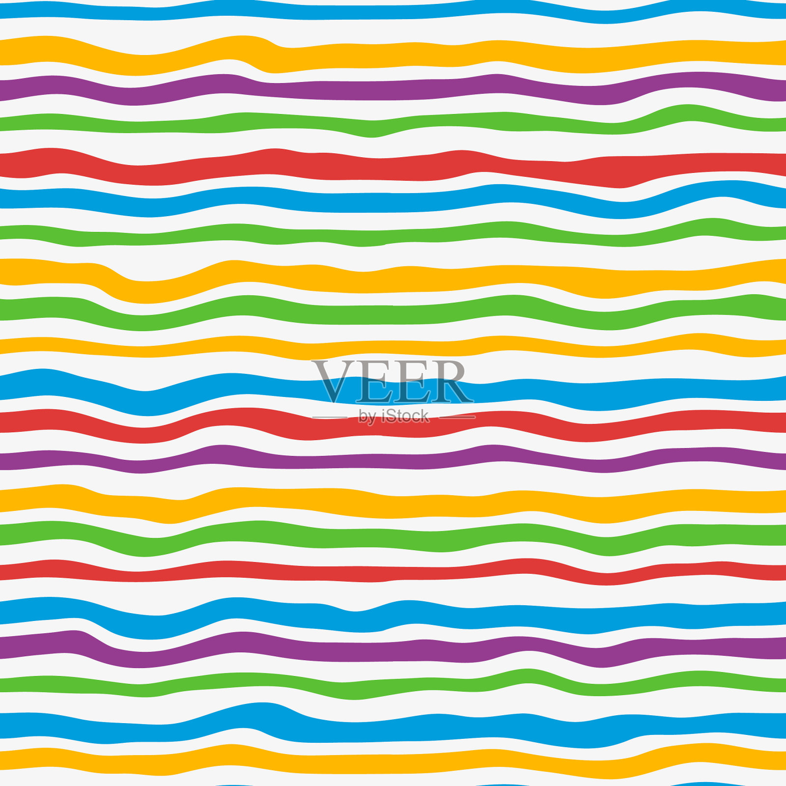 抽象手绘条纹无缝图案插画图片素材