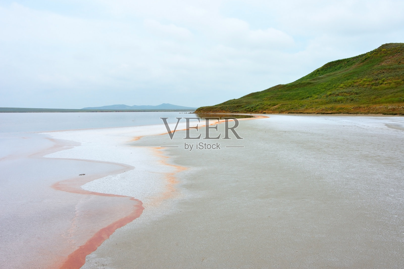 Opuksky储备。粉红咸湖-科亚什科耶湖，克里米亚，俄罗斯照片摄影图片