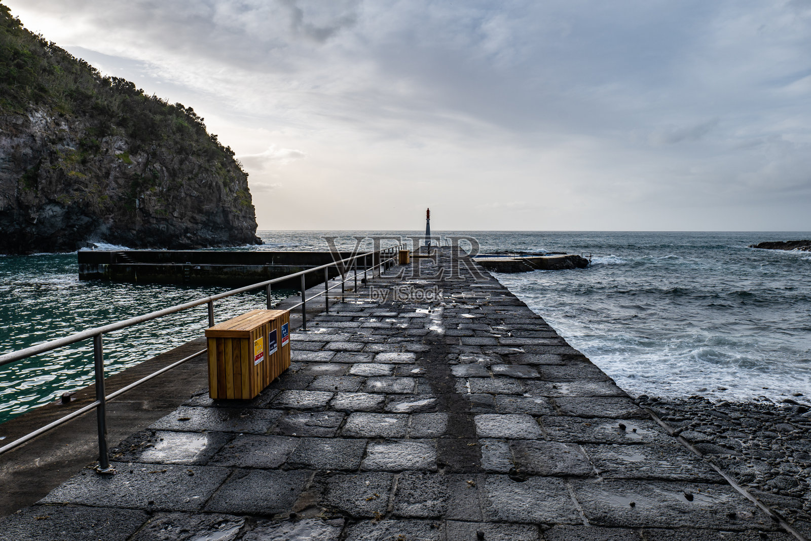 亚速尔群岛的美丽风景，圣米格尔岛照片摄影图片