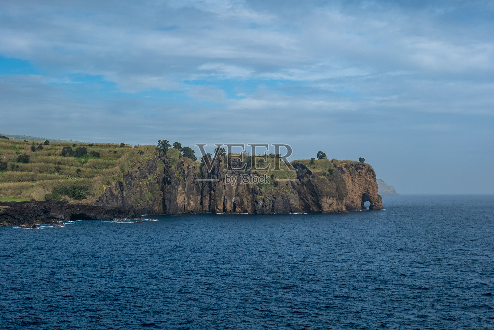 亚速尔群岛的美丽风景，圣米格尔岛照片摄影图片
