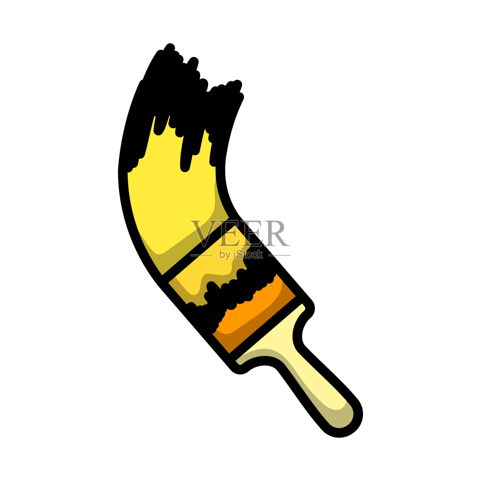 画笔图标设计元素图片