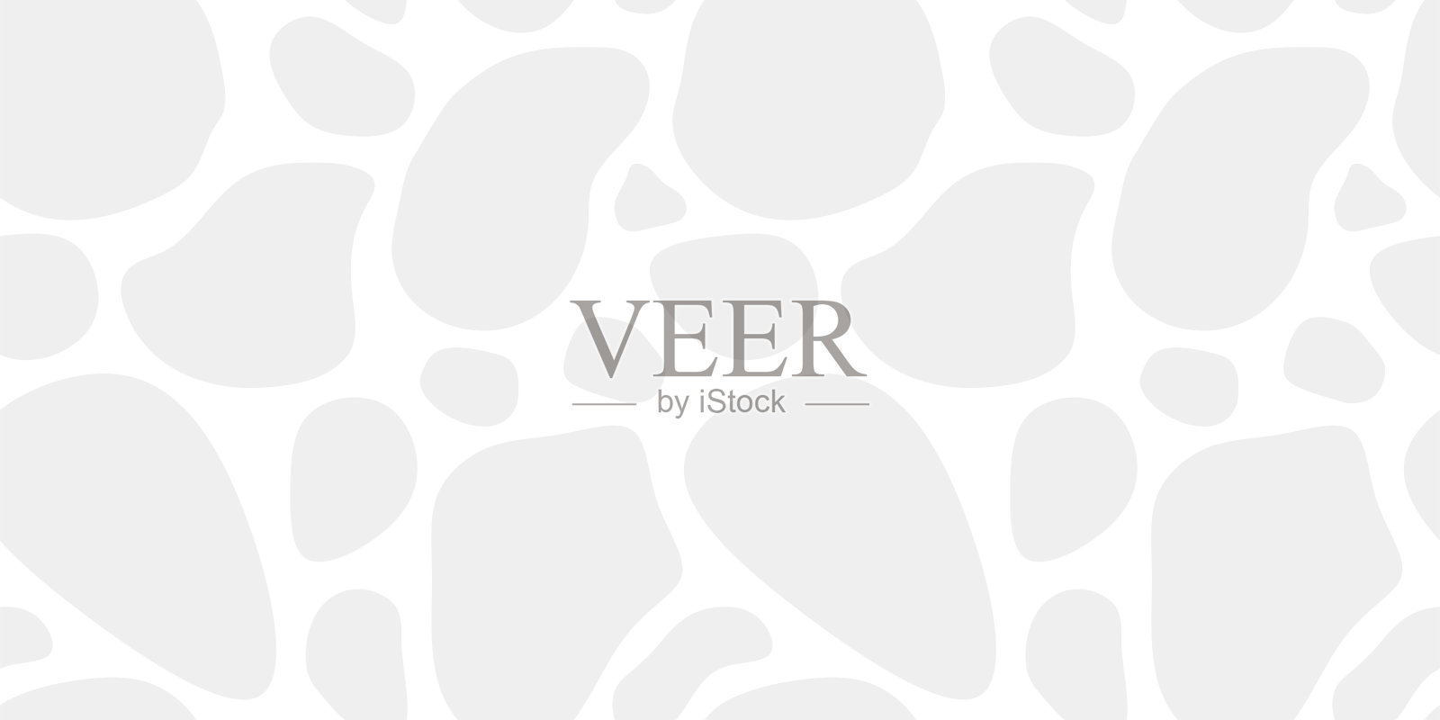 随机可爱的形状背景。无缝pattern.Vector。插画图片素材