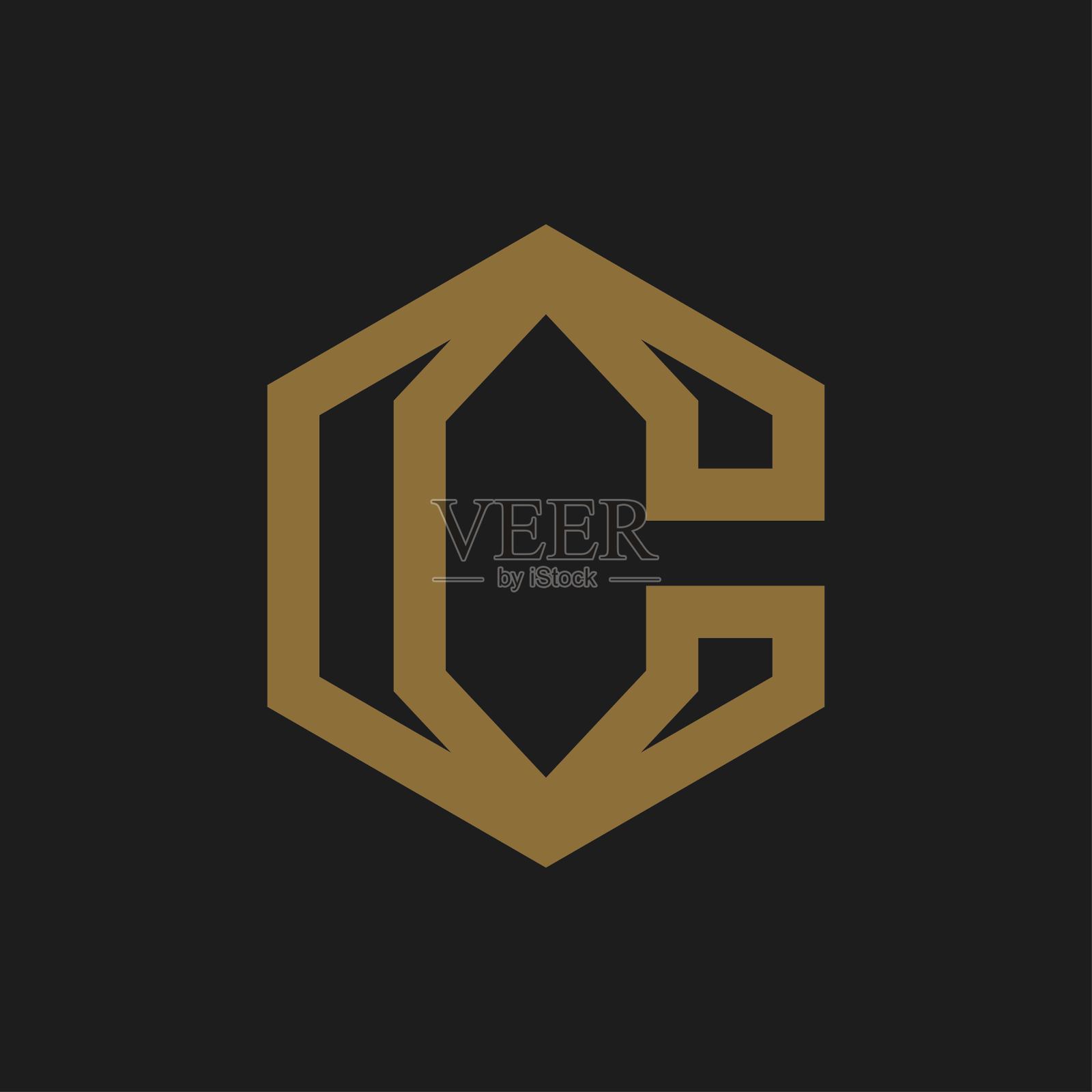 字母C的象征插画图片素材