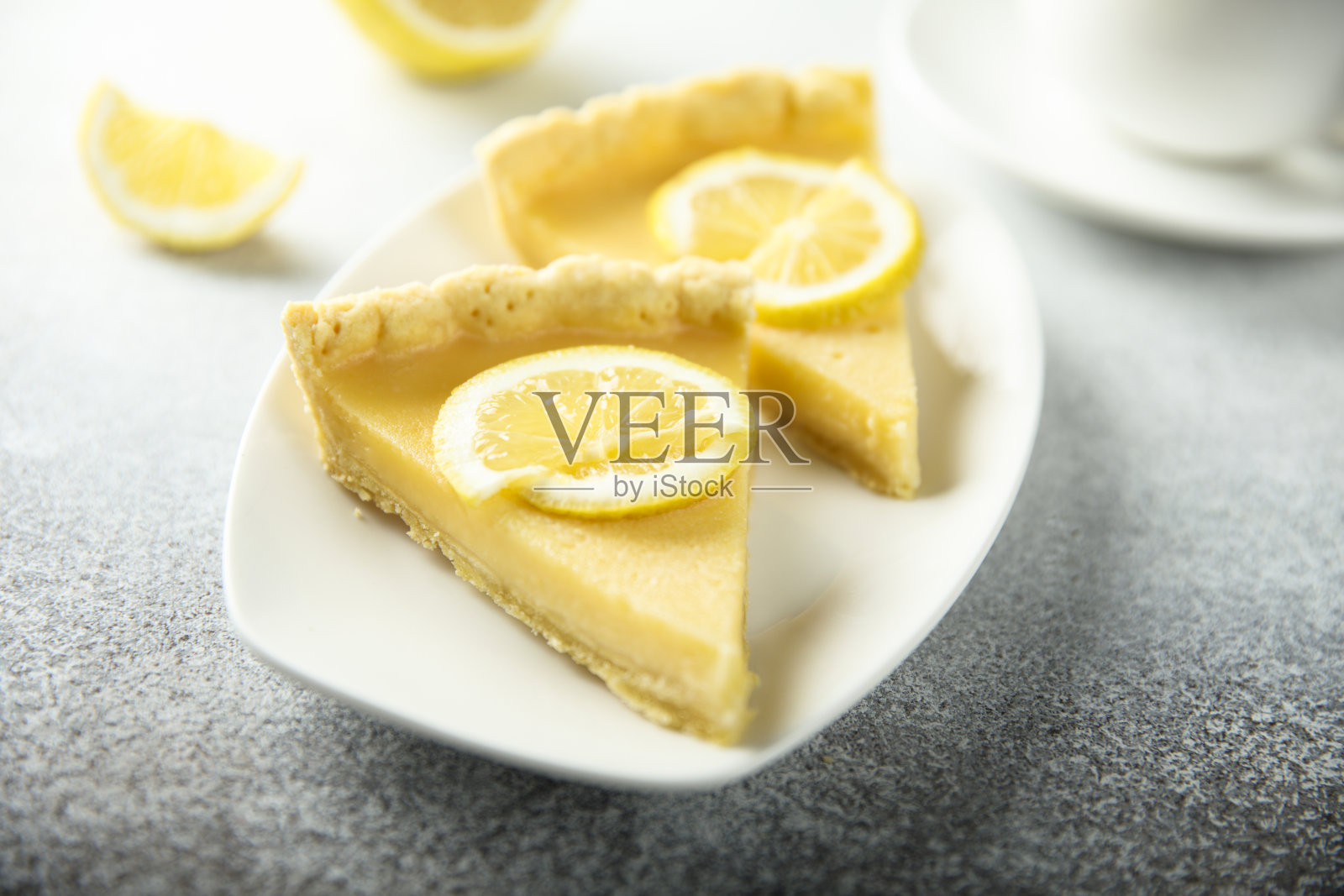 柠檬挞照片摄影图片