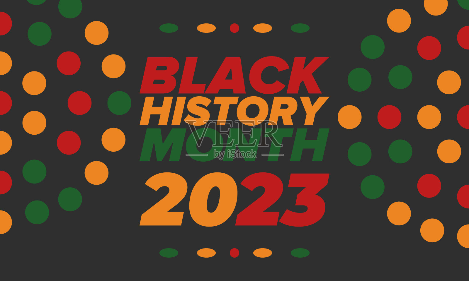 黑人历史月。非裔美国人的历史。一年一度的庆祝。二月在美国和加拿大。在英国的十月。海报，卡片，横幅，背景。矢量图插画图片素材