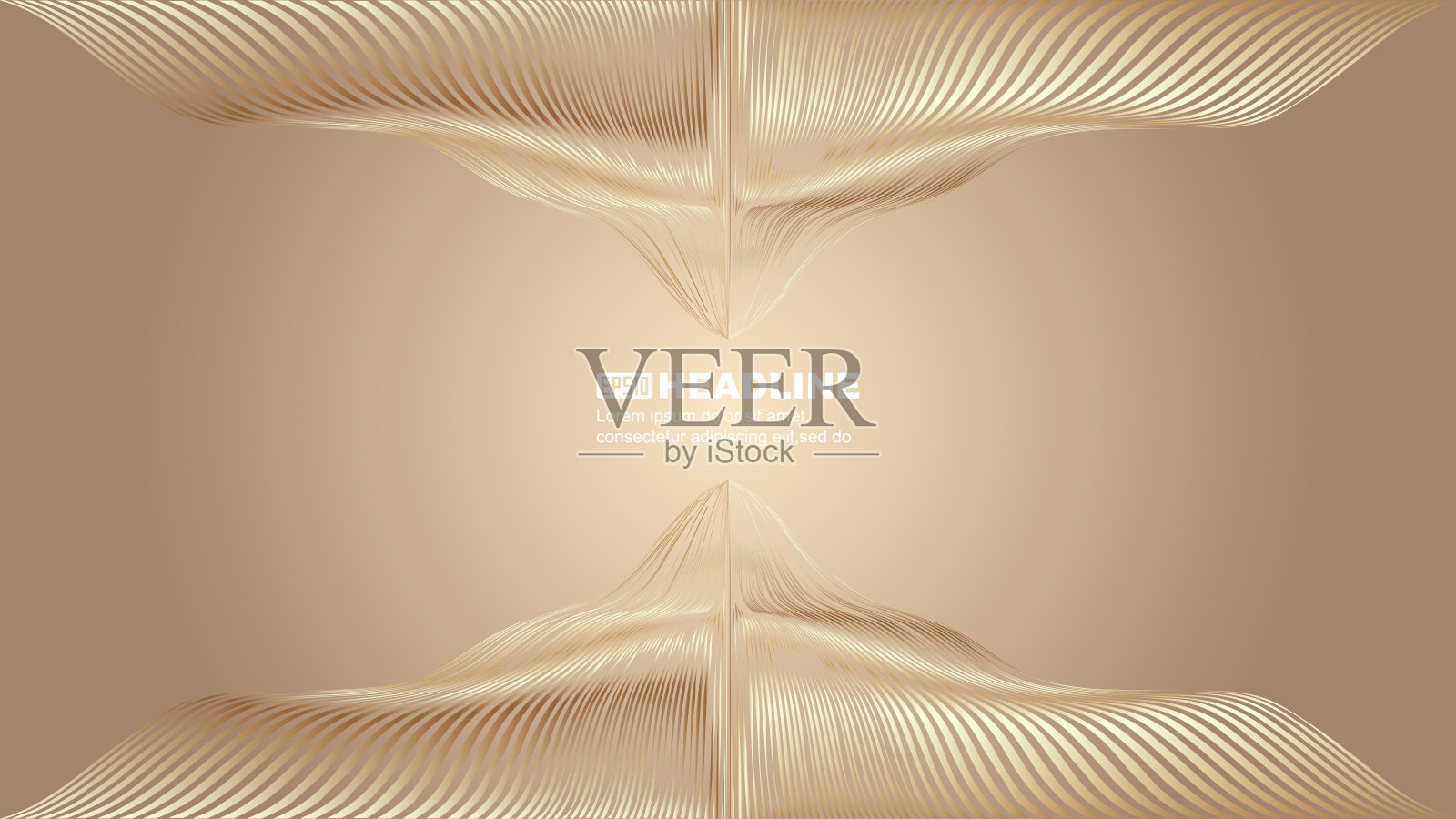 金线波动垂直延伸技术空间感向量背景插画图片素材