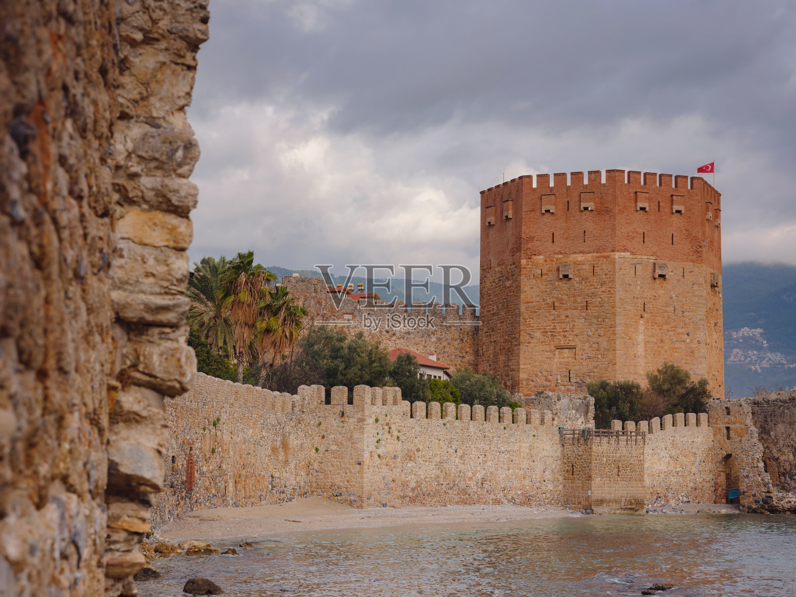 土耳其阿拉尼亚冬季地中海漫步照片摄影图片