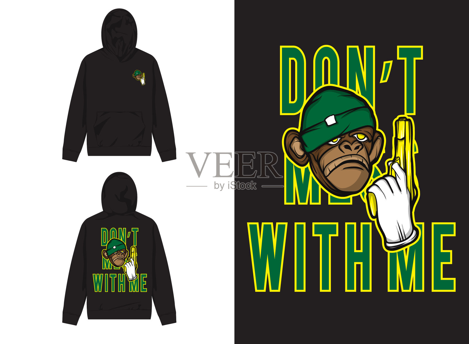 模拟帽衫hh插画图片素材