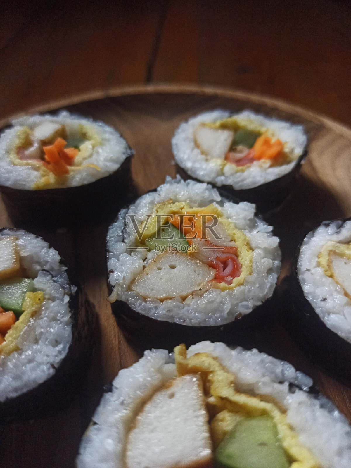 紫菜紫菜卷饭照片摄影图片