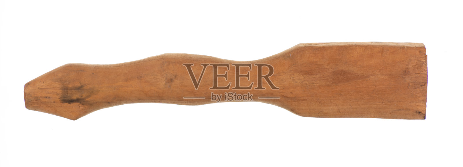 木柄从一个斧头孤立在白色背景照片摄影图片