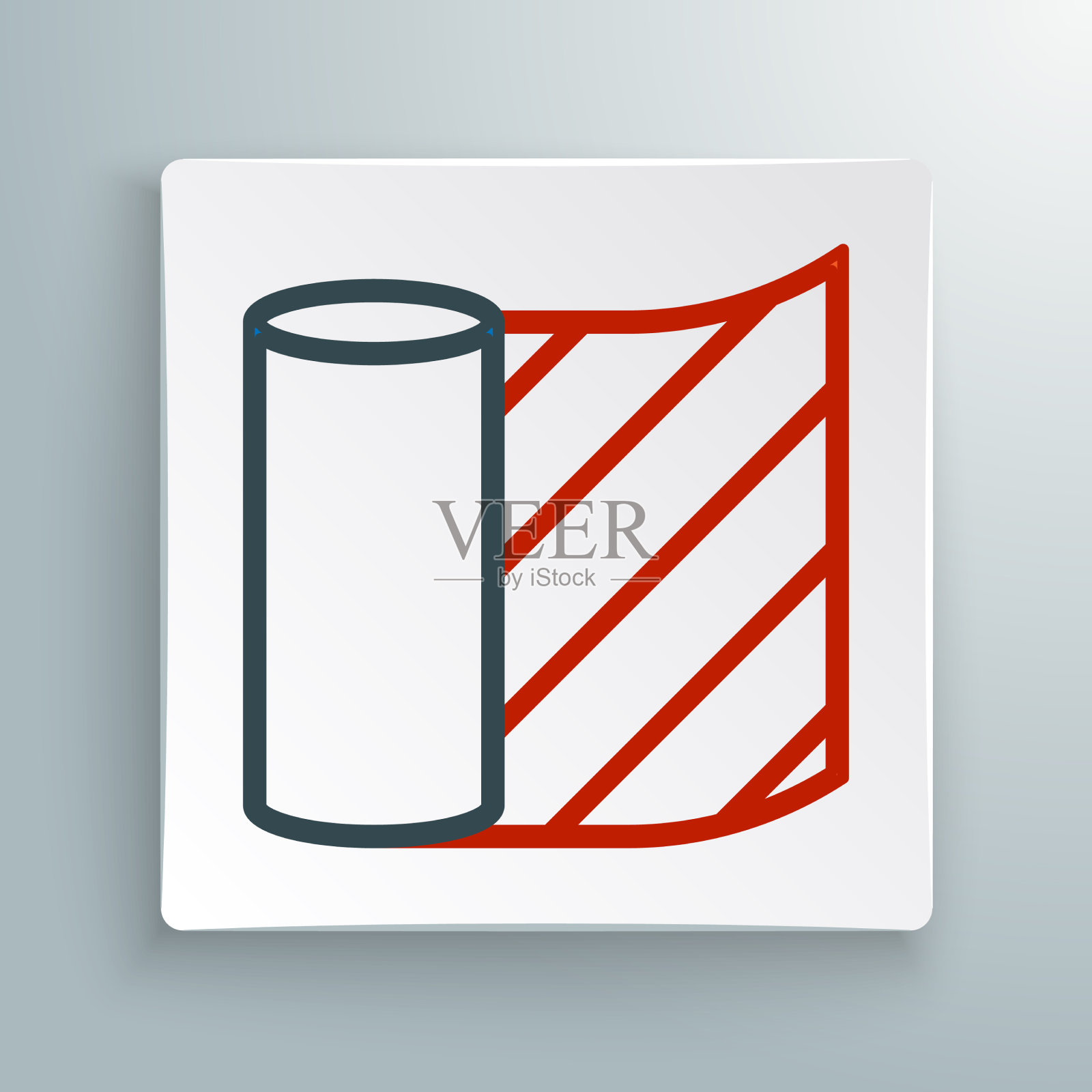 线条墙纸图标孤立的白色背景图标素材