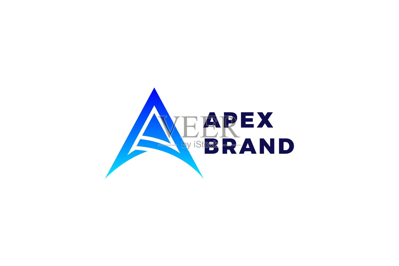 字母一个火箭加速标志插画图片素材