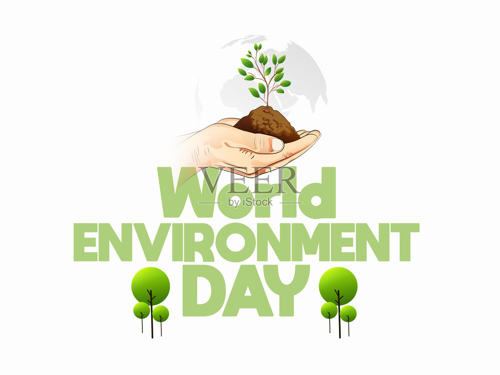 世界环境日插画图片素材