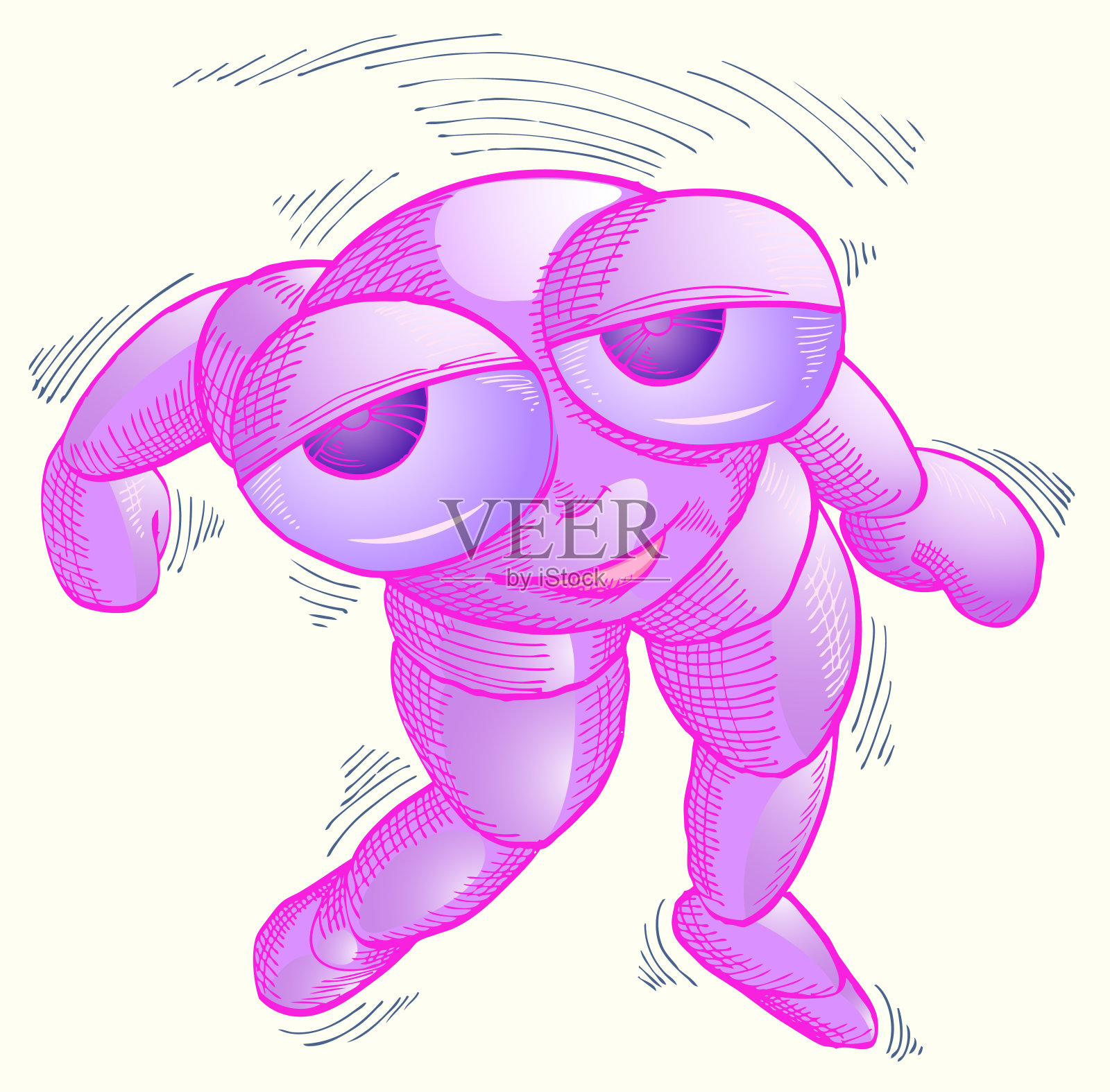 舞蹈娃娃矢量图插画图片素材