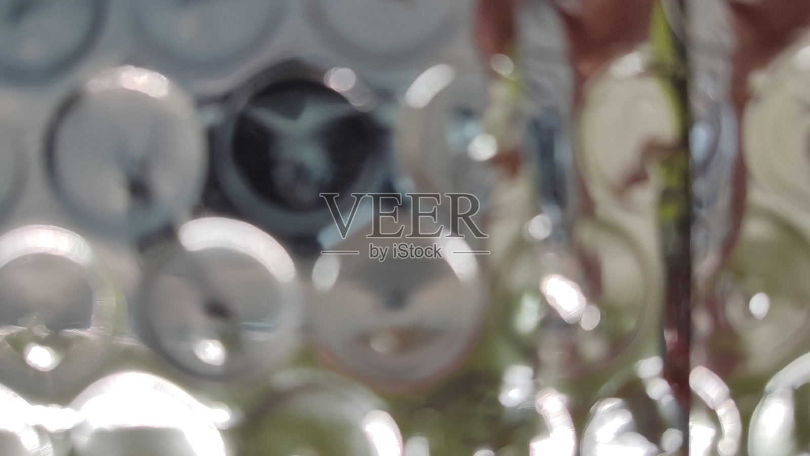 塑料气泡膜制成的模糊背景照片摄影图片