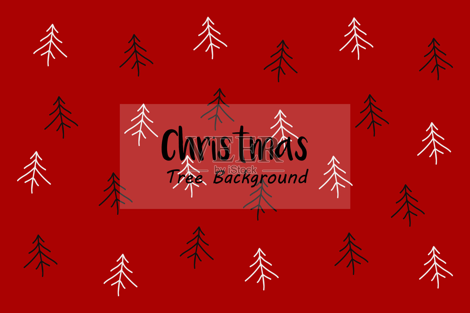 圣诞树的背景插画图片素材