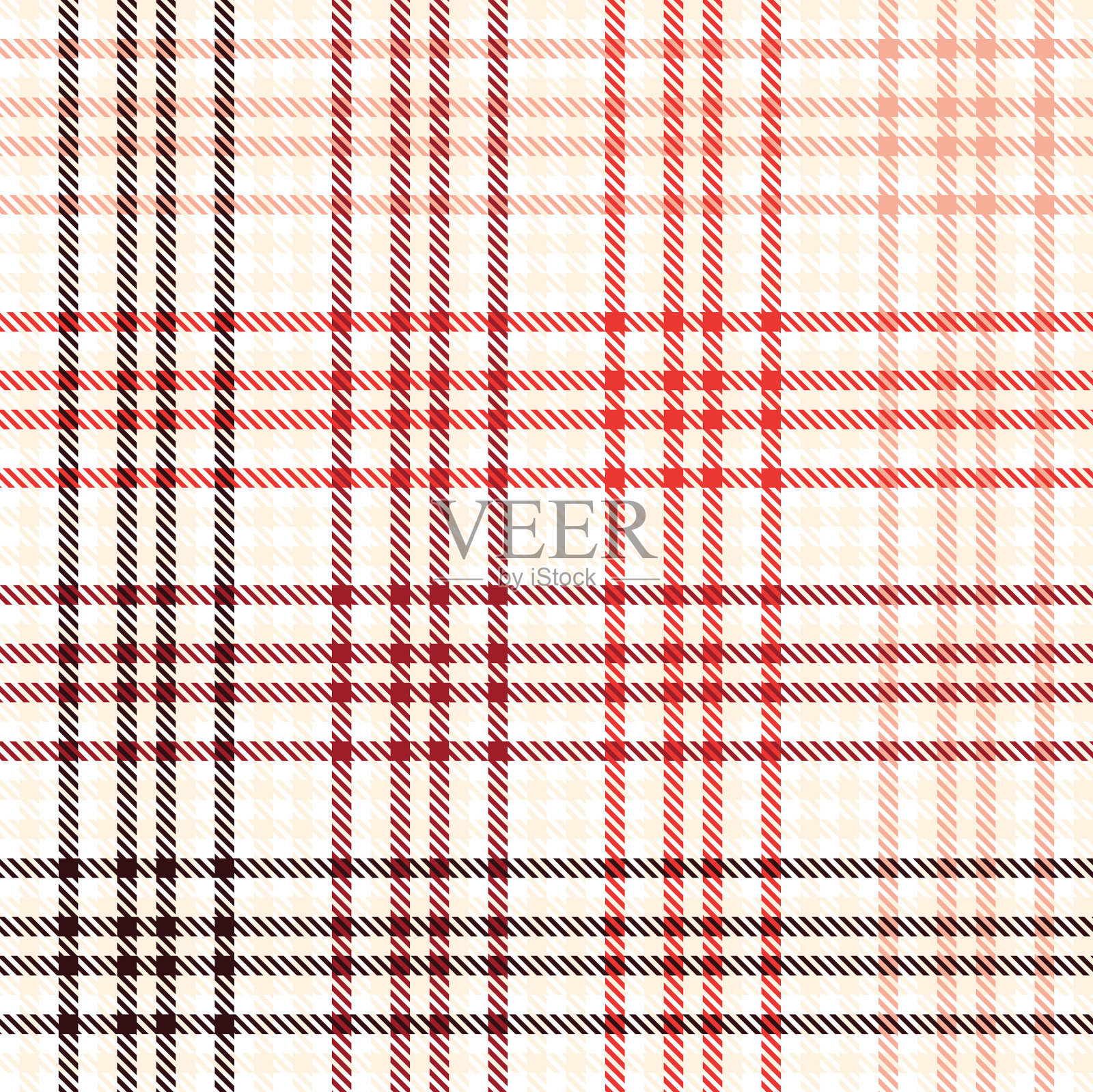 红色暗纹格子花纹无缝图案插画图片素材